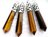 3pcs Tigers Eye Pendant 62x12mm Wholesale Lot
