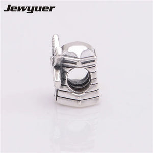 925-Sterling-Silver Windmill Charm Pendant for Jewelry Making