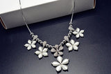 Vintage Rose Beads Pendant Necklace Sweater Chain Jewelry