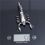 Big Scorpion Pendant Stainless Steel Punk Style Biker Pendant