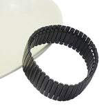 Silver Stainless Steel Spring Bracelet Men Women B10027