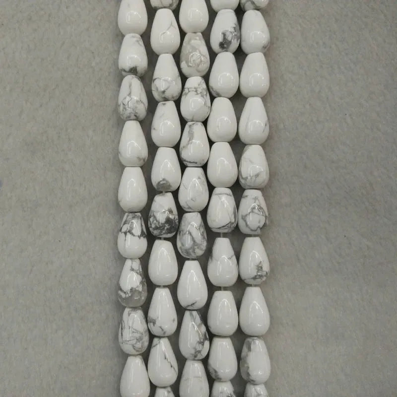 8x12mm Water Drop Spacer Beads 65pcs/lot