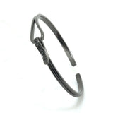 Men's 24K CZ & Open Cuff Bangle Bracelets