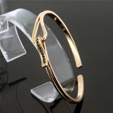 Men's 24K CZ & Open Cuff Bangle Bracelets