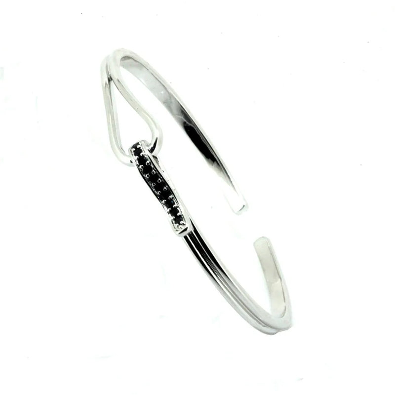 Men's 24K CZ & Open Cuff Bangle Bracelets