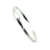 Men's 24K CZ & Open Cuff Bangle Bracelets