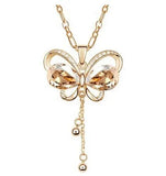 Arrival Women Pendant Necklaces Butterfly Sweater Chain Long Style