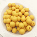 12mm Loose Pearl Bead Necklace Silicone Beads Teething
