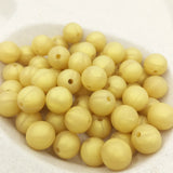 12mm Loose Pearl Bead Necklace Silicone Beads Teething