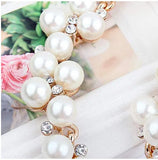 Short Choker Pearl Necklace Beads Chain Women Simulated Necklac