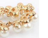 Short Choker Pearl Necklace Beads Chain Women Simulated Necklac