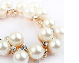 Short Choker Pearl Necklace Beads Chain Women Simulated Necklac