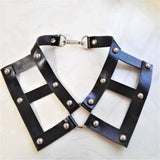 Harajuku Hot Dark Goth Rivet Punk Choker Belt Necklace