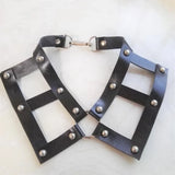 Harajuku Hot Dark Goth Rivet Punk Choker Belt Necklace