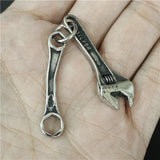 Motor Biker Spanner Pendant Stainless Steel