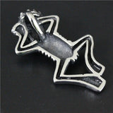 Crown Skull Pendant 316L Stainless Steel Biker Style Skull Pendant