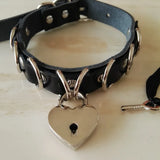 Harajuku Hot Dark Rivet Leather Choker Necklace