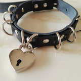 Harajuku Hot Dark Rivet Leather Choker Necklace