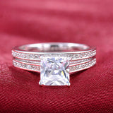 2pcs/set Women's Engagement Wedding Rings CC120