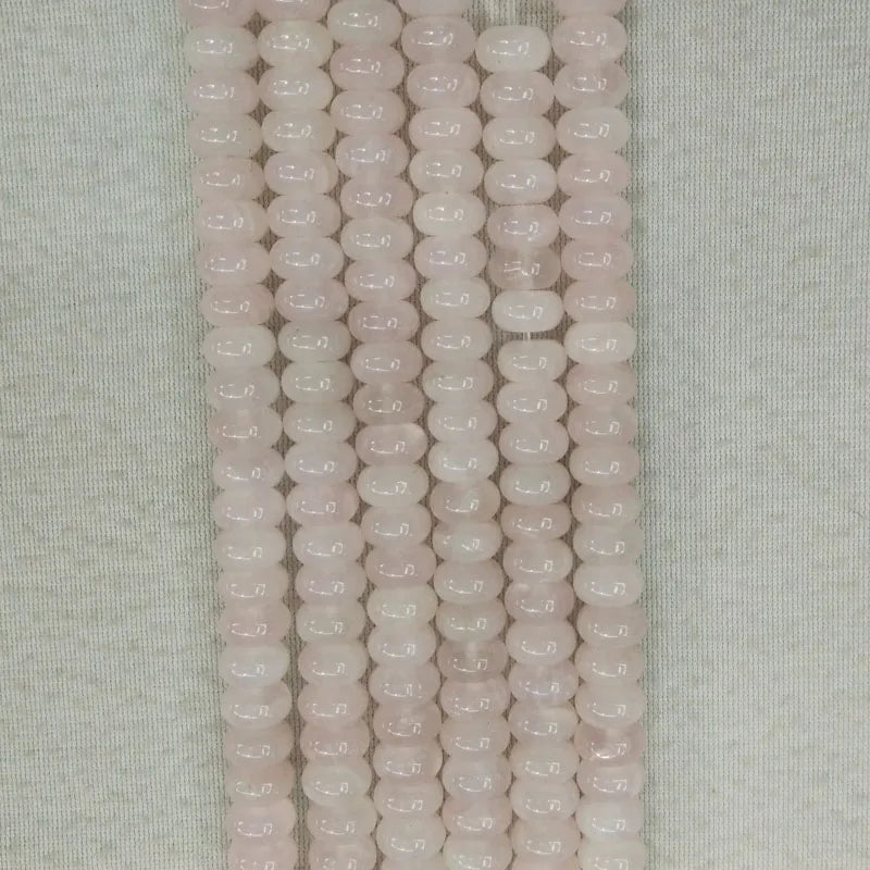 Round Natural Stone Abacus Charms Beads 6x10mm 130pcs/lot