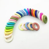 Hot Silicone Teething dount Pendant Necklaces Silicone Teething Jewelry