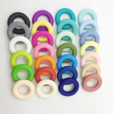 Hot Silicone Teething dount Pendant Necklaces Silicone Teething Jewelry