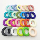 Hot Silicone Teething dount Pendant Necklaces Silicone Teething Jewelry