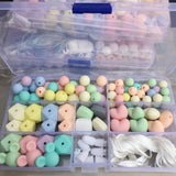 Silicone Beads Pacifier Clip Set for Eco Baby Teething