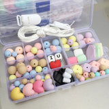 Silicone Beads Pacifier Clip Set for Eco Baby Teething