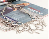Coral Flower Necklace Hollow Branch Sautoir Clavicle Short Chain