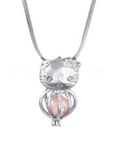Cat Locket Necklace Animal Cage Pendant Wholesale Cage