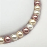 Natural Deep-Sea Mother of Shell Pearl Necklace Round