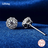 925 Sterling Silver Love Stud Earrings for Women
