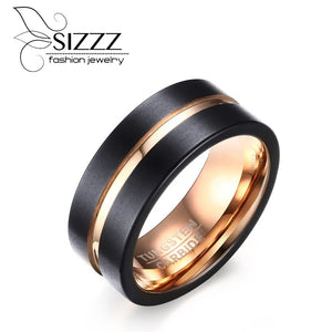 8mm Tungsten Steel Arrival Man's Ring