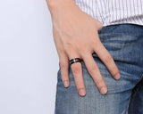 8mm Tungsten Steel Arrival Man's Ring