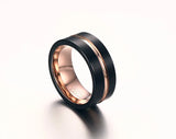 8mm Tungsten Steel Arrival Man's Ring