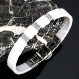 Orchid Buckle Bracelets: Ceramic Chain Wristband