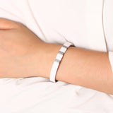 Orchid Buckle Bracelets: Ceramic Chain Wristband