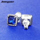 Christmas Timeless Elegance Stud Earrings 925 Sterling Silver Fine Jewelry