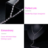 CZ Long Necklace Crystal Statement Necklaces & Pendants