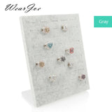 50 Slot Ring Display Tray Jewelry Shop Counter Showcase Organizer