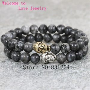 Men Stone Bracelet Buddha Beads Bangle Charm Yoga Jewelry