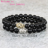 Men Stone Bracelet Buddha Beads Bangle Charm Yoga Jewelry