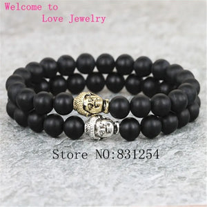 Men Stone Bracelet Buddha Beads Bangle Charm Yoga Jewelry