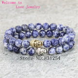 Men Stone Bracelet Buddha Beads Bangle Charm Yoga Jewelry