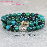 Men Stone Bracelet Buddha Beads Bangle Charm Yoga Jewelry