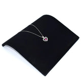 Velvet Necklace Display Stand Jewelry Holder Showcase 20*20CM