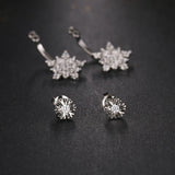 Simulation Pearl Eye Earrings Zircon Jewelry