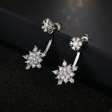 Simulation Pearl Eye Earrings Zircon Jewelry