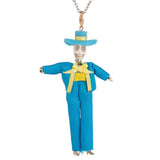 Multicolor Queen Doll Necklace Dress Long Chain Halloween